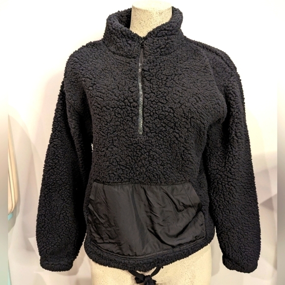 RD style, saks on 5th lightweight popover, sharpa pullover black Sz S - Picture 7 of 12